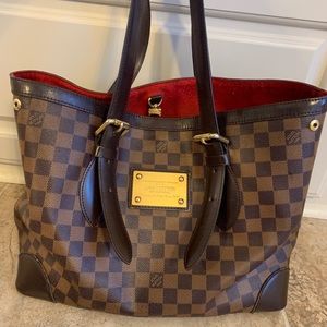 Louis Vuitton Hampstead Damier Ebene Shoulder Bag